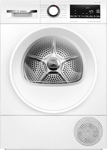 Bosch WQG24502FR, Série 6, Sèche linge, Pompe à chaleur, 8 kg, Blanc