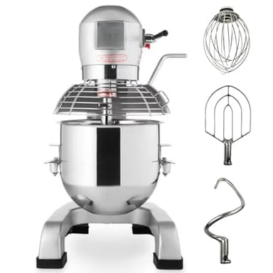 Batteur Mélangeur Professionnel 40L – Mouvement Planétaire, 1500W, 3 Vitesses – Idéal pour Pâtisserie et Préparations Culinaires