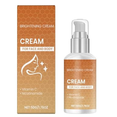 Crème visage éclaircissante et éclaircissante, hydratante en profondeur, réduit les rides et ridules, réduit les imperfections, anti-âge, lisse et unifie le teint, douce et sans danger. (1pcs)