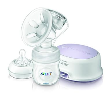 Philips Avent - SCF332/01 - Tire-Lait Electronique Simple avec 1 Biberon 125 ml et 1 Tétine 1 Trou Natural