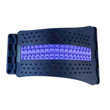 OR8 Wellness Appareil de massage de posture pour la relaxation du dos et le soulagement de la douleur - Support lombaire - Équipement extensible - Réglable et portable