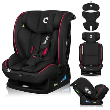 LIONELO AART I-SIZE Siège Auto Bébé 40 à 150 cm, Installation avec Ceinture de Sécurité, Réglage de l'Appui-tête et de l'Inclinaison, Insert Lombaire et Réducteur, Norme R129 i-Size Standard