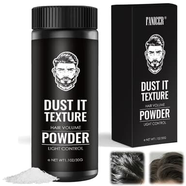 30g Poudre Coiffante, Poudre Texturisante Volume, Poudre Cheveux Homme et Femme, offre une tenue immédiate et un effet mat, redonne de la légèreté et de la plénitude sans résidu blanc