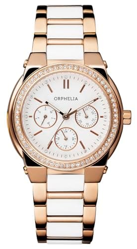 Orphelia - OR53370717 - Montre Femme - Quartz Analogique - Aiguilles lumineuses - Bracelet céramique multicolore