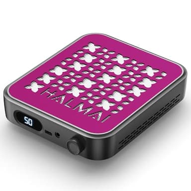 HALMAI Collecteur de poussière d'ongles – Aspiration 800 Pa et moteur sans balais 5000 tr/min pour ongles en acrylique, outil de salon compact adapté aux débutants avec filtre HEPA réutilisable (salon
