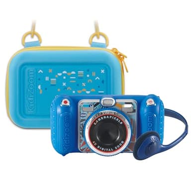 VTech KidiZoom Duo Pro Pack avec Sac Gratuit – Seulement pour Une Courte période – Appareil Photo pour Enfant avec 2 caméras, Fonction Photo et vidéo, Jeux, Lecteur de Musique et Bien Plus Encore,