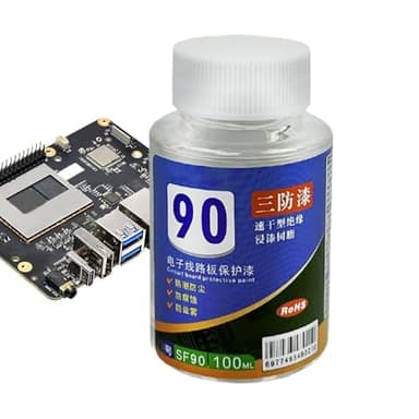 Revêtement Conforme | 100ml Transparent et Étanche Composé d'Encapsulation Électronique | Vernis Époxy Isolant - Pour l'Électronique PCB Circuit Imprimé Automobile LED Carte Mère Industriel