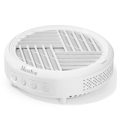 MelodySusie Aspirateur Ongles Professionnelle, HPro Faible Bruit Aspirateur de Table Puissant, Portable Onglerie Materiel Professionnel Kit Manucure Pedicure pour Salon & Maison (Blanc)