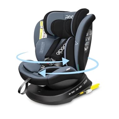 Reecle i-Size Siège Auto 360 Pivotant ISOFIX 40-150 cm, de la naissance à 12 ans (0-36 kg), ECE R129