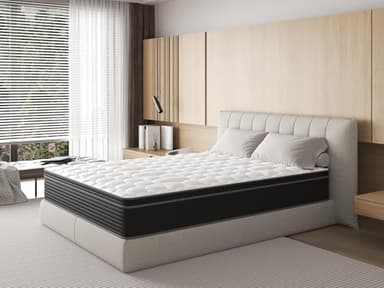sinlikon Matelas 160 x 200CM - Epaisseur 26CM - Matelas Mousse pour 2 Personnel - Moelleux,Confortable,Respirant (160x200x26)