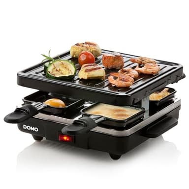 DOMO DO9147G Raclette-gril 'Just us' - Appareil a raclette pour 4 personnes - 600 W