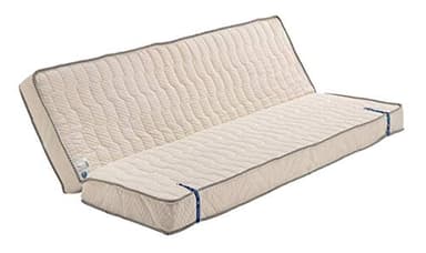 Literie Julien Matelas Ferme pour Clic Clac 140x190 x 25 cm - Dim Assise 70 cm - 5 Zones de Confort - Noyau Mousse Rembourrage 100% polesther