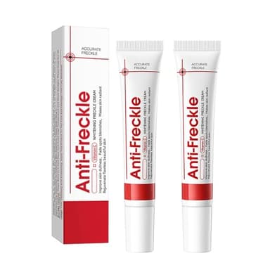 Lot de 2 crèmes blanchissantes pour le visage, crème éclaircissante contre les taches brunes dans les crèmes pigmentaires du visage, crème éclaircissante pour taches de rousseur