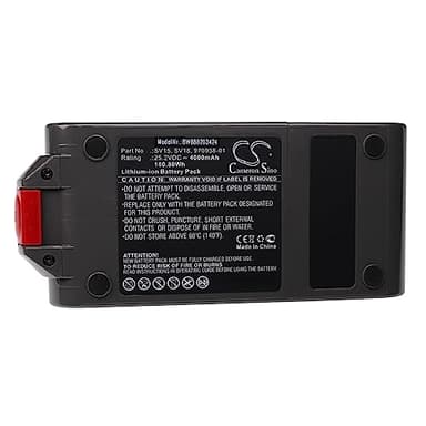 vhbw Batterie Compatible avec Dyson V15 Detect Total Clean SV22, V15s Submarine Robot électroménager Gris foncé (4000mAh, 25,2V, Li-ION)