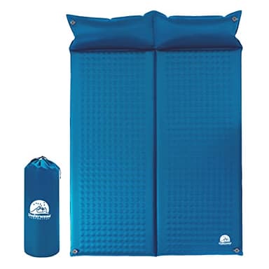 Underwood Aggregator Matelas de Couchage Autogonflant de Camping pour 2 Personnes – Matelas Autogonflant Double Extérieur, Matelas de Couchage Double, Matelas Gonflable Léger de Plage
