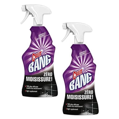 CILLIT Lot de 2 Pistolets Nettoyant Surpuissant Anti-Moisissures - 750 ml