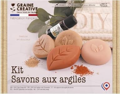 Graine Créative Coffret DIY savons aux argiles