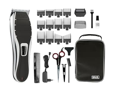WAHL Clipper 2-en-1 Tondeuse à cheveux et rasoir Kit combiné tondeuse à cheveux et rasoir sans fil rechargeable au lithium-ion