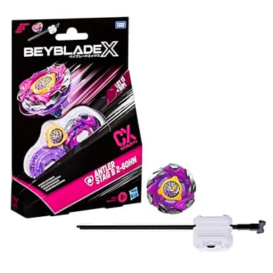 Beyblade X Starter Pack Antler Stag B 2-60HN CX, toupie et Lanceur
