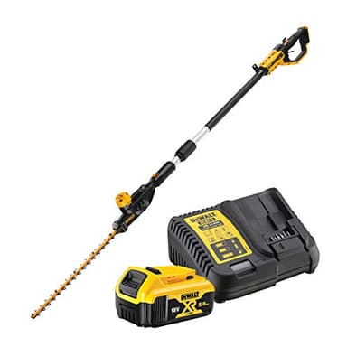 DEWALT - Taille-haies sur perche brushless XR 18V avec batterie - capacité de coupe 25mm - vitesse 2800 cps/min - coupe 75min/charge - DCMPH566P1-QW