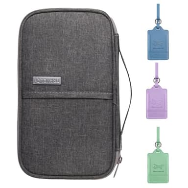 DKDDSSS Pochette Passeport, Portefeuille de Voyage, Protege Passeport, Portefeuilles Passeport, Porte Passeport Voyage Famille, Porte Passeport, Pochette Document Voyage, Pochette Passeport Familial