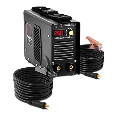 Stamos Germany S-MMA-250PI.2 Poste à Souder à l'Arc Poste a Souder Inverter MMA Soudage Soudure (250 A, 230 V, Écran LED, Hot Start, IGBT, Câble de 8m)