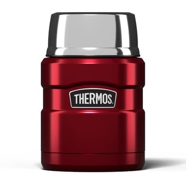 Thermos Porte-Aliments en Acier Inoxydable - 470 ML, Acier Inoxydable, Rouge Cranberry, 0,47 l