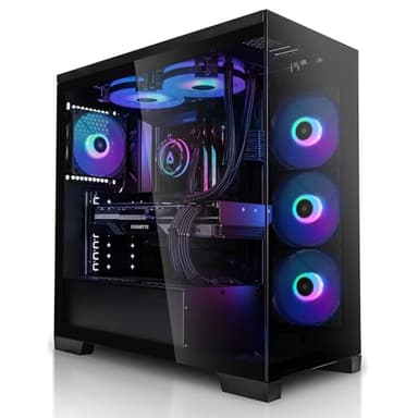 Megaport PC Gamer Fixe Intel Core i7-14700KF • Windows 11 • GeForce RTX5070 12Go • 32Go DDR5 • 1000Go M.2 SSD • WiFi • Refroidissement Liquide • Unité Centrale Ordinateur de Bureau