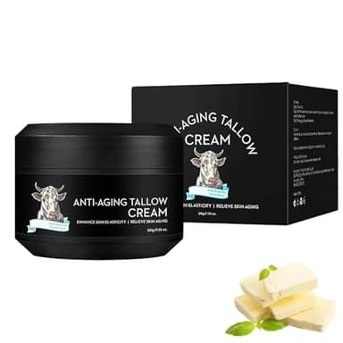 Crème Anti-âge Pour Homme, Crème En Suif De Bœuf, Creme Hydratante Visage Homme, Creme Anti Ride Hommes, Pour Offre Protection Durable Réduit Les Rides, Soin Visage Hommes (1)