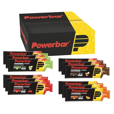 Powerbar PowerGel Hydro Multiflavourbox 12x67ml - Gel Énergétique à Haute Teneur en Carbone + Sodium