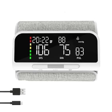 LIFE EVOLVE 33A Tensiomètre de bras électronique. Tensiomètre bras professionnel, intelligent, brassard tout-en-un. Surveillance de tension artérielle et fréquence cardiaque.