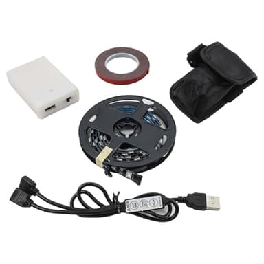 Bande lumineuse LED pour trottinette électrique avec modes flash multicolores, design incurvé en PVC pour une meilleure couverture de la lumière, facile à installer sur les modèles M365/Pro/Max G30