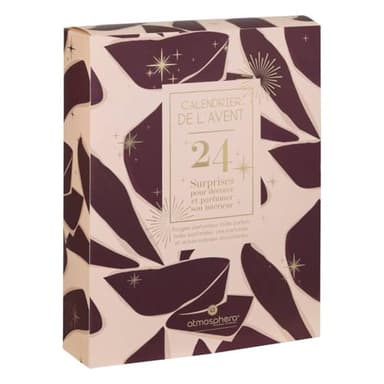 Atmosphera Créateur d'Intérieur - Calendrier de l'Avent 2025 Automne - Coffret de l'Avent 24 jours - Idée Cadeau de Noël Bougies Parfumées, Senteurs