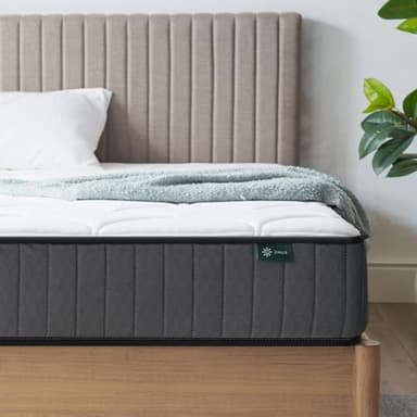 Zinus Matelas 140x190 Memoire de Forme - Épaisseur 20 cm - Matelas 2 Places - Hybride Mousse & Ressorts Ensachés - Durable & Respirant - Certifié Oeko-TEX