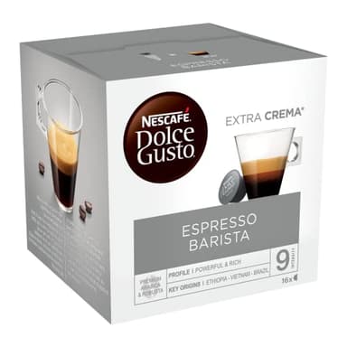 Nescafé Dolce Gusto Espresso Barista - Café - 96 Capsules (Pack de 6 boîtes x 16)