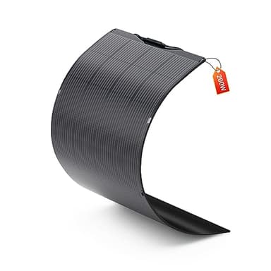 Panneau Solaire Flexible ALLPOWERS SF200 200W avec module solaire photovoltaïque ETFE d'étanchéité IP68, panneau solaire mono semi-flexible hors réseau 32V pour toit, camping-car, bateau, cabine, van