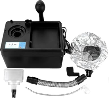 Nano-vapeur capillaire portable, pistolet vapeur nano multifonctionnel de 1200 W avec panneau de commande intelligent, réservoir d'eau de 1000 ml, buse détachable, brumisation rapide et tuyau réglable