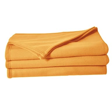 POYET MOTTE POLECO Couverture polaire Polyester Miel 240 x 260 cm