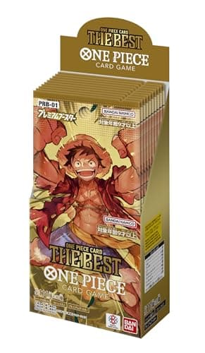 Booster Premium du jeu de cartes BANDAI ONE Piece, la meilleure carte ONE Piece [PRB-01] (boîte), paquet de 10