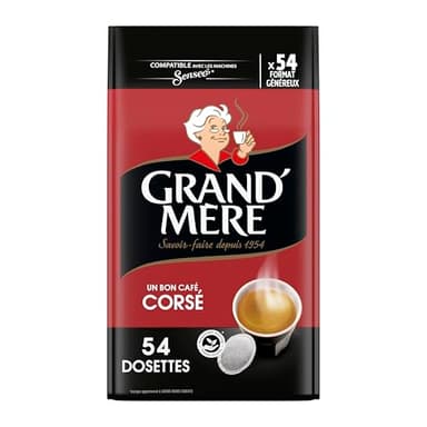 Grand Mère Café Corsé Compatibles senseo, 54 Dosettes