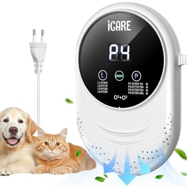 Générateur d'Ozone Purificateur d'Air, 200mg/h Mini Purificateur d'Air à l'Ozone, Stérilisateur d'Odeurs, Ioniseur d'Air pour Chambre, Salle de Bain, Animaux Domestiques, Formaldéhyde, Odeur, Voiture