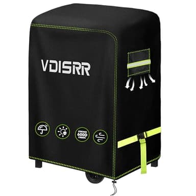 VDISRR Housse Barbecue Exterieur, Résistante de 600D Oxford Housse Plancha 90 x 70 x 110 cm Housse Bâche de Protection Anti-UV/Anti-l'eau/Anti-Vent/Antipoussière/Anti-l'Humidité