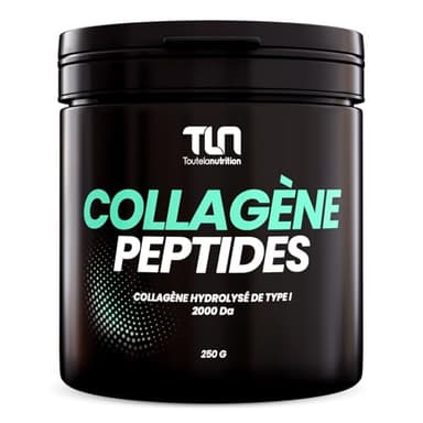 Collagène Peptan® | Peptides de Collagène de Type 1 | Articulations Souples & Os Protégés | 2000 Daltons | Peau Ferme, Lisse et Hydratée | Filière 100% Française | 250g de Poudre au Goût Neutre | TLN