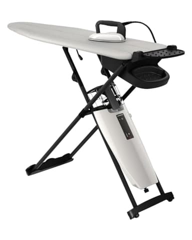 Laurastar Smart I Système de Repassage Avec Fer Professionnel Générateur Vapeur et Table Active Température Unique, Roulettes, Réservoir Amovible
