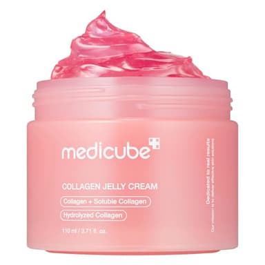 Medicube Crème de gelée de collagène - Niacinamide & Collagène hydrolysé - Augmente l'hydratation de la barrière cutanée pendant 24 heures - Soins de la peau coréens (3.71 fl.oz.)