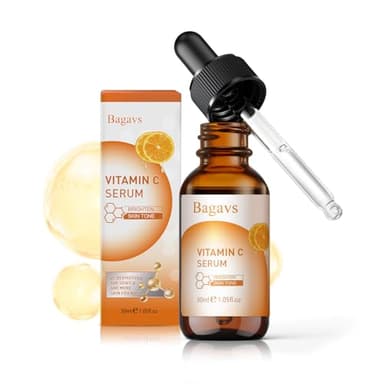 Vitamine C Serum Visage,Sérum Hydratant Visage avec Acide Salicylique,Collagene et Acide Hyaluronique,Niacinamide,peut être utilisé pour le Contour des Yeux et les Soins pour le Visage,Skincare Serum