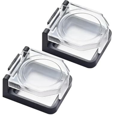 yomoe Couvercle de Commutateur à Bouton-Poussoir d'alimentation, Étanche et Résistant Aux Collisions, Protecteur de Sécurité Anti-Poussière pour Trou de B de 25 mm