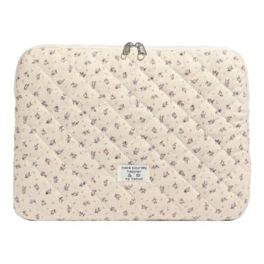 RuiDay Housse pour Ordinateur Portable, Pochette Ordinateur Portable, Housse Ordinateur matelassée, Compatible avec Les Ordinateurs Portables de 13/14/15 Pouces (Violet, 13 inch)