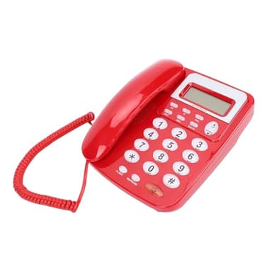 RASTKY Téléphone Fixe Filaire avec Affichage de L'identification de L'appelant, Stockage de Grande capacité pour Une Utilisation à la Maison et au Bureau, Téléphone de Bureau à économie D'énergie