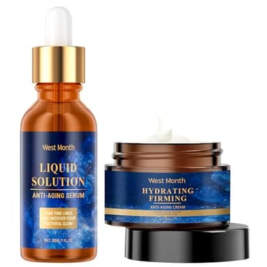 Sérum L'Original, Sérum Effet Immédiat pour le Visage, Solution Anti-Âge Faciale Réduit les Rides, Effet Immédiat pour Tous les Types de Peau (sérum+crème)